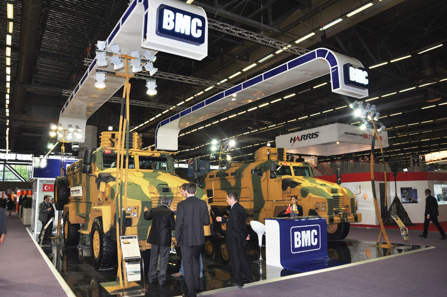 BMC Unveiled its Mine Protected Armored Vehicles at EUROSATORY