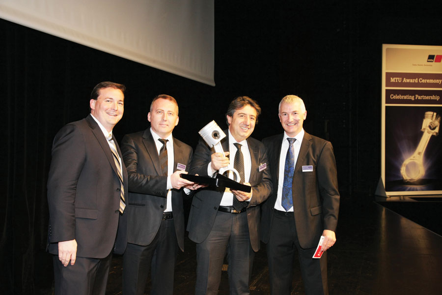 MTU Turkey Awarded as MTU Partner of the Year“