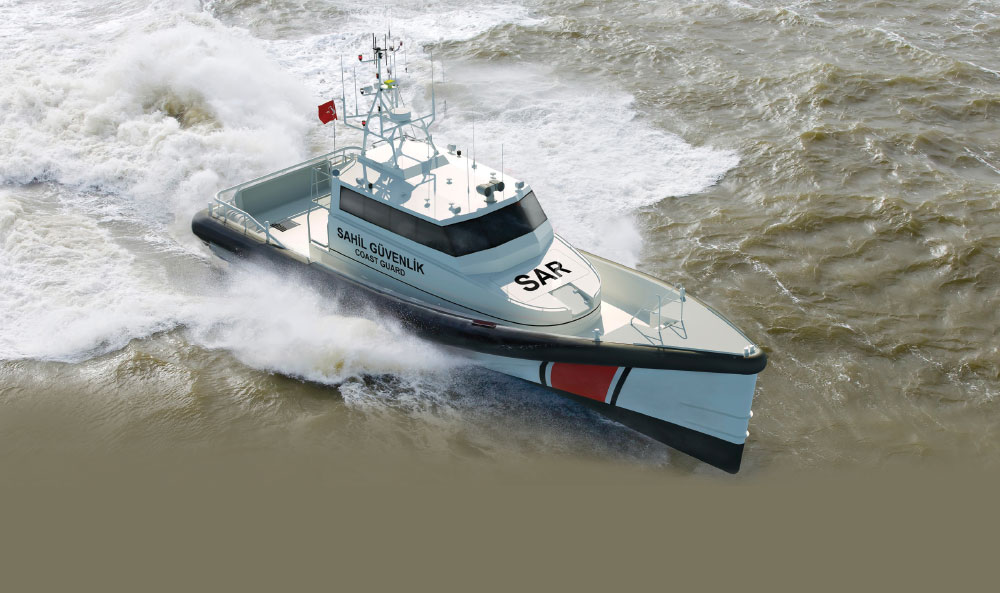 Six Search and Rescue Boats from Damen Shipyards Antalya