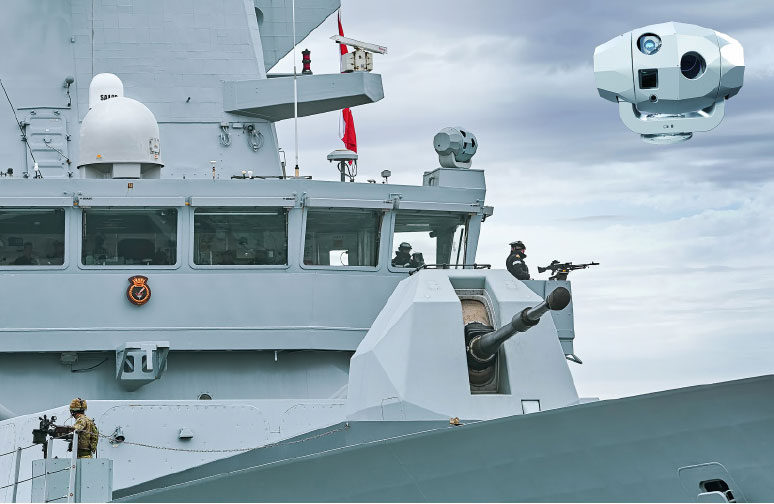 Ultra Continues Support of Electro-Optical Tracking Systems for the UK Royal Navy Type 45 Destroyer
