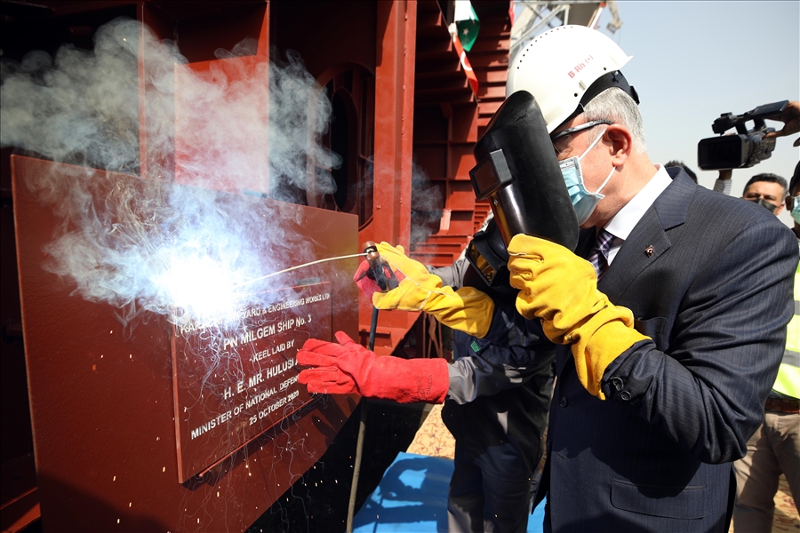 Keel Laid for the 3rd Ship in the PN MILGEM Project