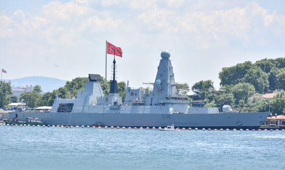 HMS Defender (D36)  Hosted DIT’s UK Industry Day Event in Istanbul