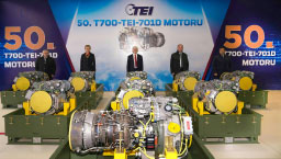 TEI Delivers the 50th T700-TEI-701D Engine 