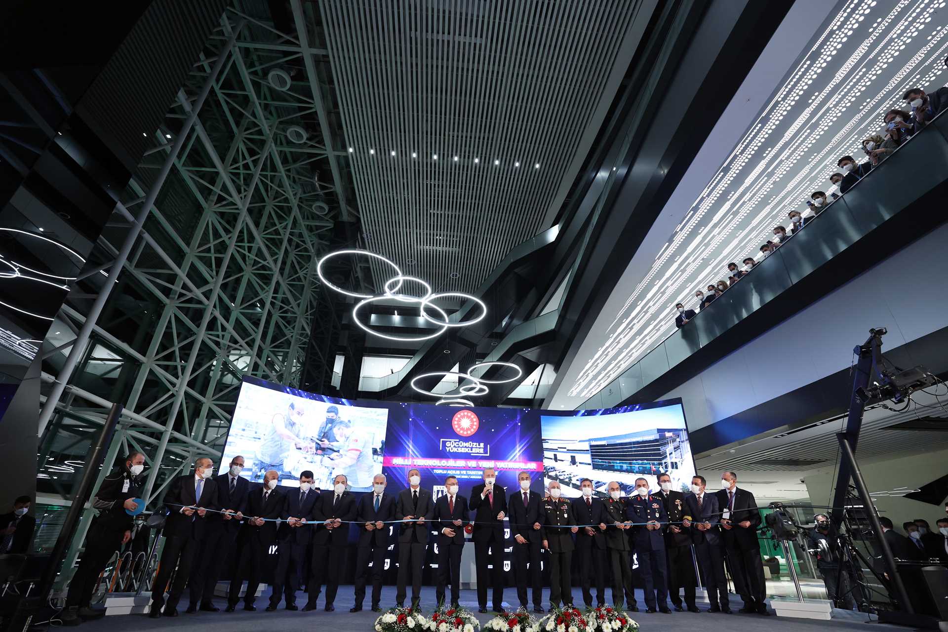 Turkish Defence and Aerospace Industry Gained New Facilities: National Technologies and New Investments Inauguration Ceremony  Held at the Turkish Aerospace Facility