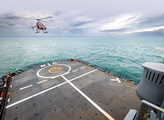 VSR700 Autonomous take-off and Landing Capabilities Tested at Sea