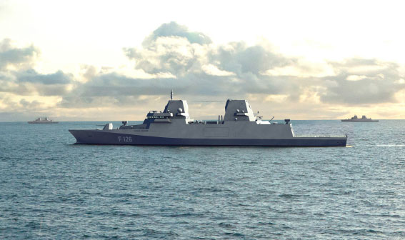 Damen Chooses Leonardo to Equip German Navy`s New Frigates 