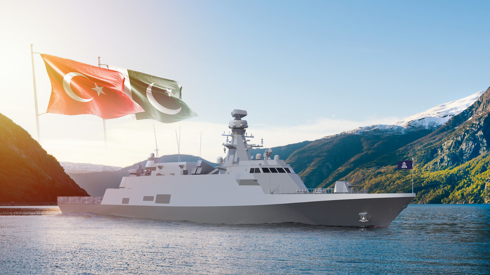 PNS BADR Korveti MSB AKAR ve Pakistan Başbakanı ŞERİF’in Katıldığı Törenle KSEW’de Denize İndirildi