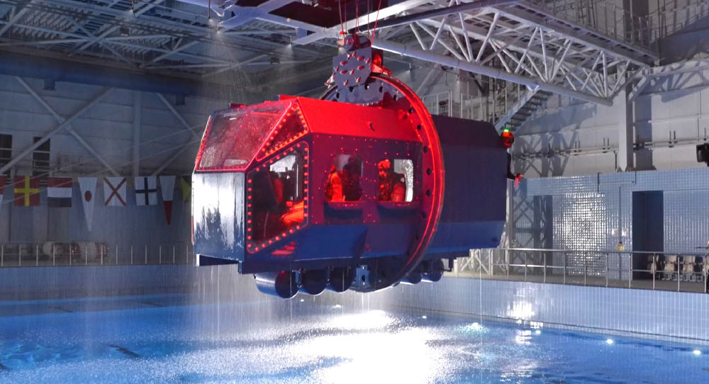 Helicopter Underwater Escape Training (HUET) Simulator Project Successfully Accomplished 