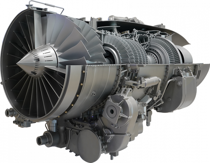 Düşük Bypass Oranlı Bir Turbofan Motor olan TEI-TF6000 Motorunun İç Yerleşimi