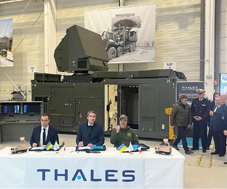 Ukraine Signs Contract with Thales and French Ministry for the Armed Forces for a New Air Defence System