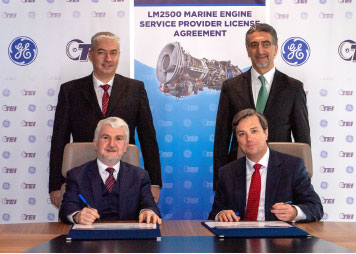 GE Marine and TEI Sign LM2500 Marine Gas Turbines Maintenance, Repair,  and Overhaul License Agreement