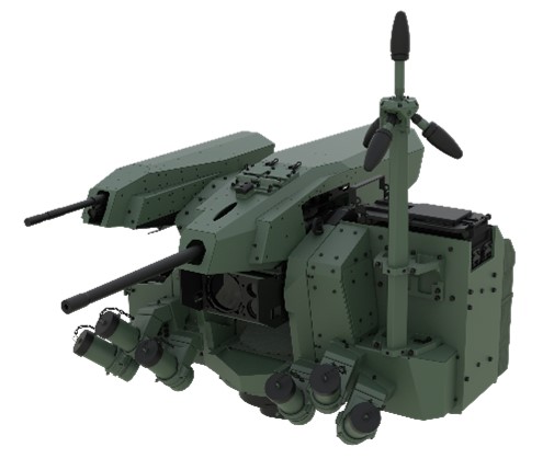 ASELSAN Showcases the SARP Next Gen Remote-Controlled Weapon Station at DSEI for the First Time