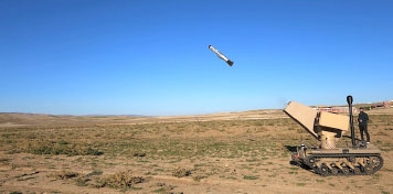 HAVELSAN`s Unmanned Ground Vehicle BARKAN-2 Fires Loitering Munition for the First Time
