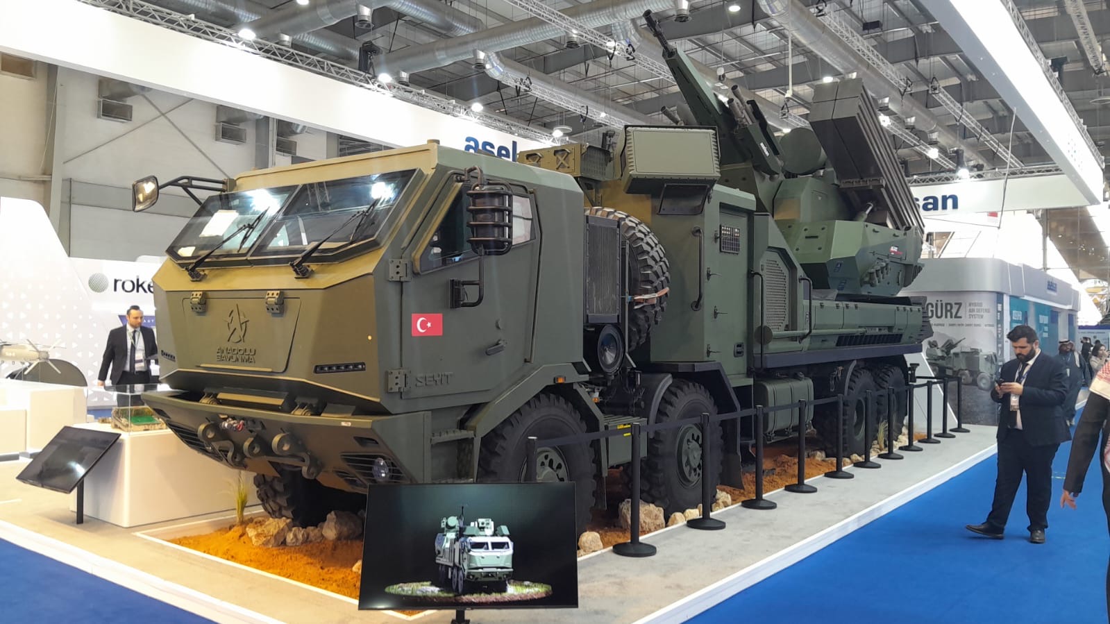 Aselsan`s GÜRZ Air and Missile Defense System Debut at WDS